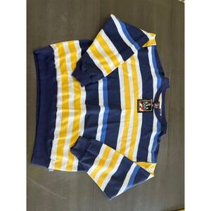 NWT Vintage USA Olympic Brand JCPenney Striped shirt Sweatshirt Navy Yellow XL